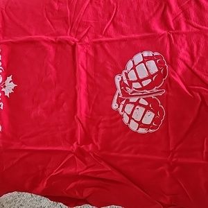 Men's XL Grunt Style Tshirt red Christmas Jingle These.